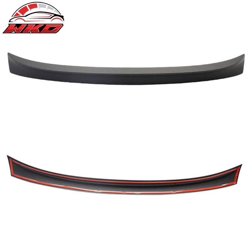 Fits 11-17 BMW F10 5-Series Sedan AC Style Matte Black Rear Trunk Spoiler ABS