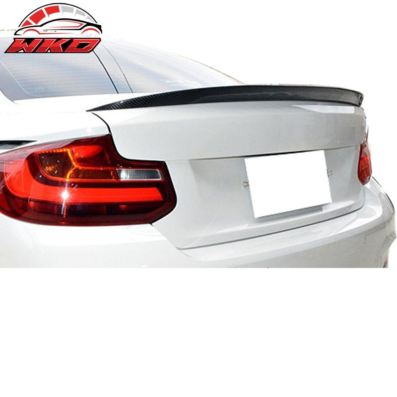 Fits 14-21 BMW 2 Series F22 Performance Style Rear Trunk Spoiler Carbon Fiber CF
