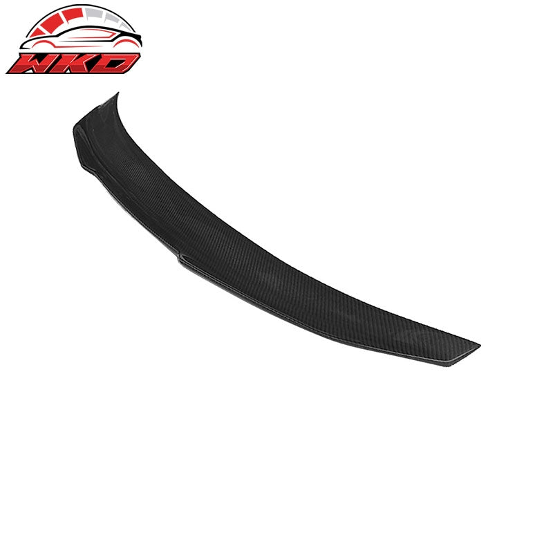 Fits 12-19 BMW 3-Series F30 F80 PSM Style Rear Trunk Spoiler Matte Carbon Fiber