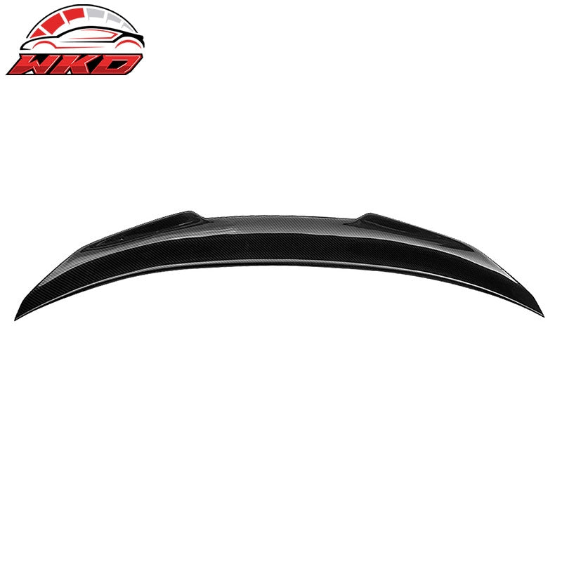 Fits 12-19 BMW 3-Series F30 F80 PSM Style Rear Trunk Spoiler Matte Carbon Fiber