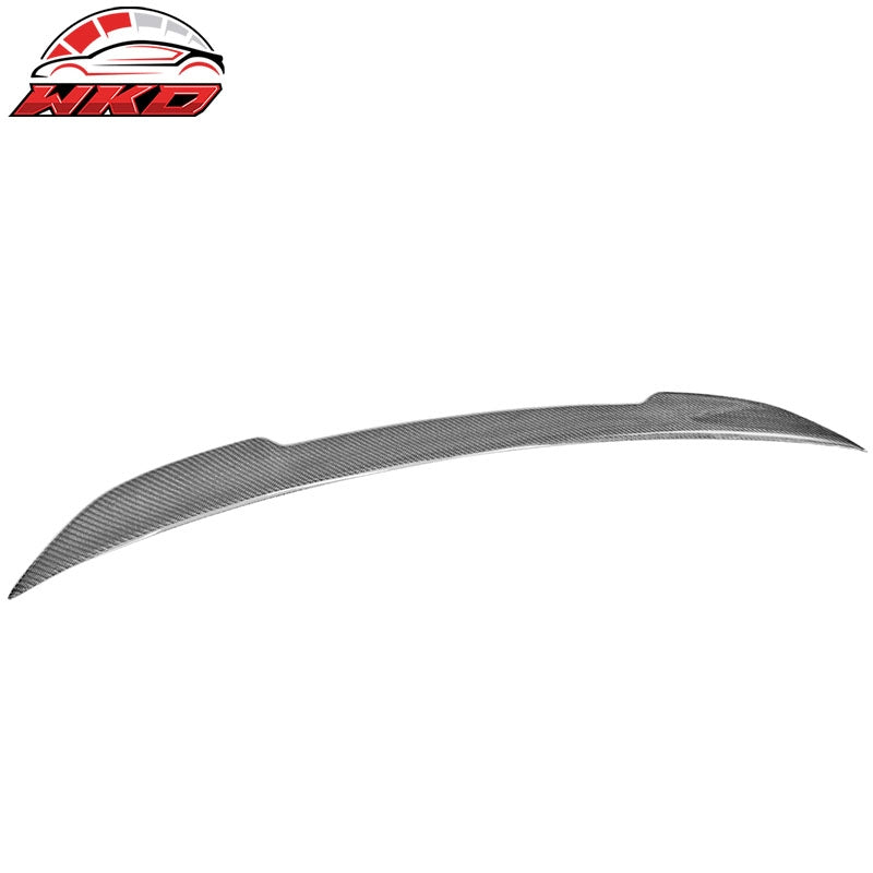Fits 15-20 BMW F82 M4 CS Style Rear Trunk Spoiler Matte Carbon Fiber