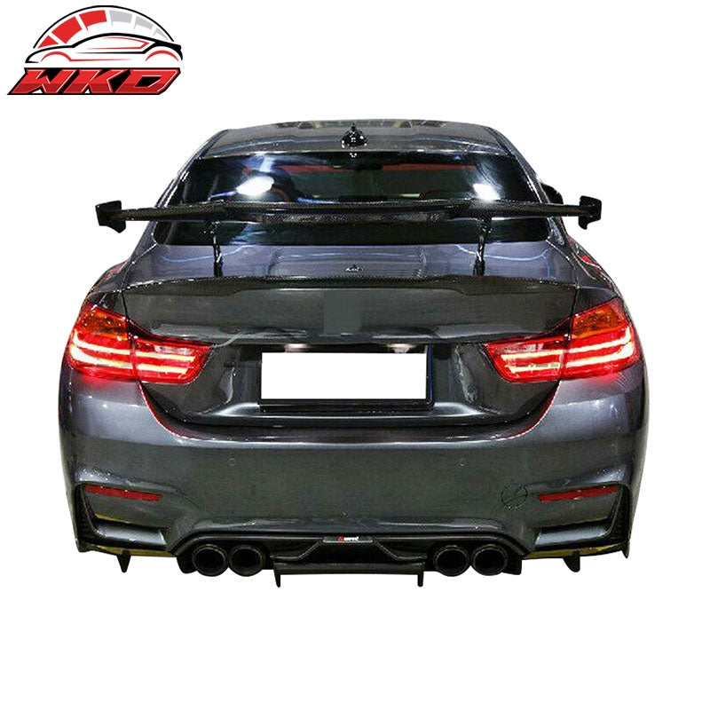 Fits 15-20 BMW F80 F82 F83 M3 M4 MAD Style Rear Trunk Spoiler Matte Carbon Fiber