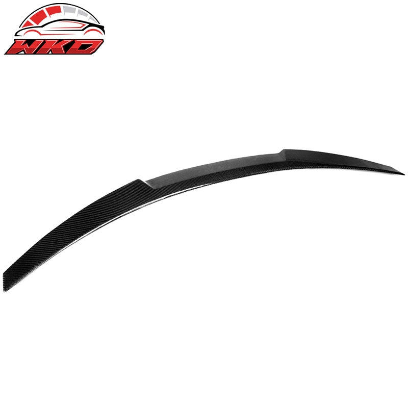 Fits 19-26 BMW 3-Series G20 M4 Style Rear Trunk Spoiler Wing Lip Carbon Fiber CF