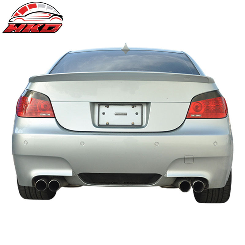 Fits 04-10 BMW 5 Series E60 Sedan AC Style Rear Trunk Spoiler Wing Unpainted ABS
