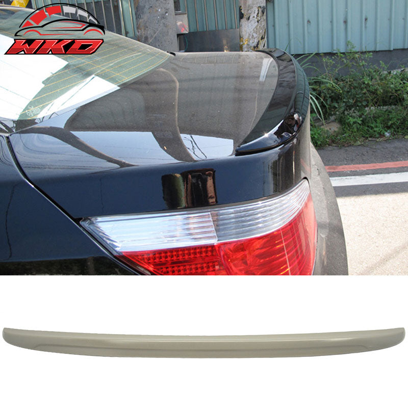 Fits 04-10 BMW 5 Series E60 Sedan M5 Style Unpainted Rear Trunk Spoiler Wing ABS