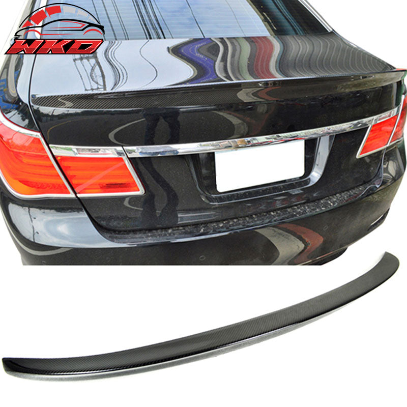 Fits 09-15 BMW F01 7-Series Matte Carbon Fiber AC Style Rear Trunk Spoiler Wing