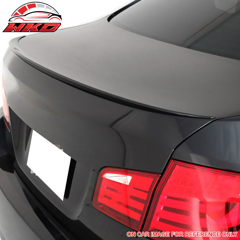 Fits 11-16 BMW F10 5-Series M5 Style Sedan Rear Trunk Spoiler Unpainted Black