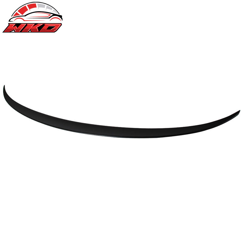 Fits 11-16 BMW F10 5-Series M5 Style Sedan Rear Trunk Spoiler Unpainted Black