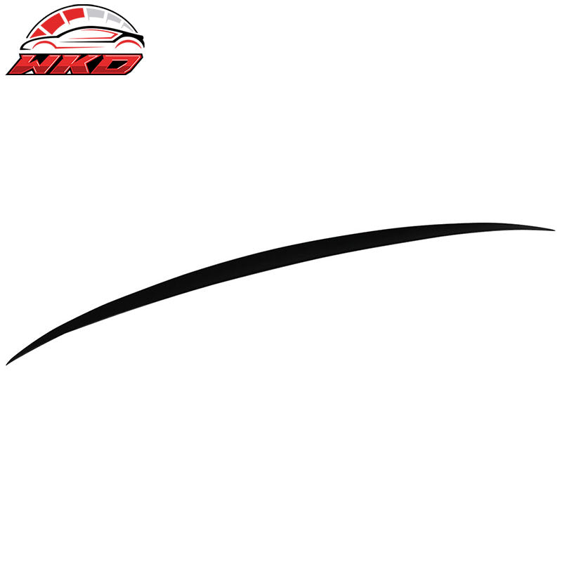 Fits 11-16 BMW F10 5-Series M5 Style Sedan Rear Trunk Spoiler Unpainted Black