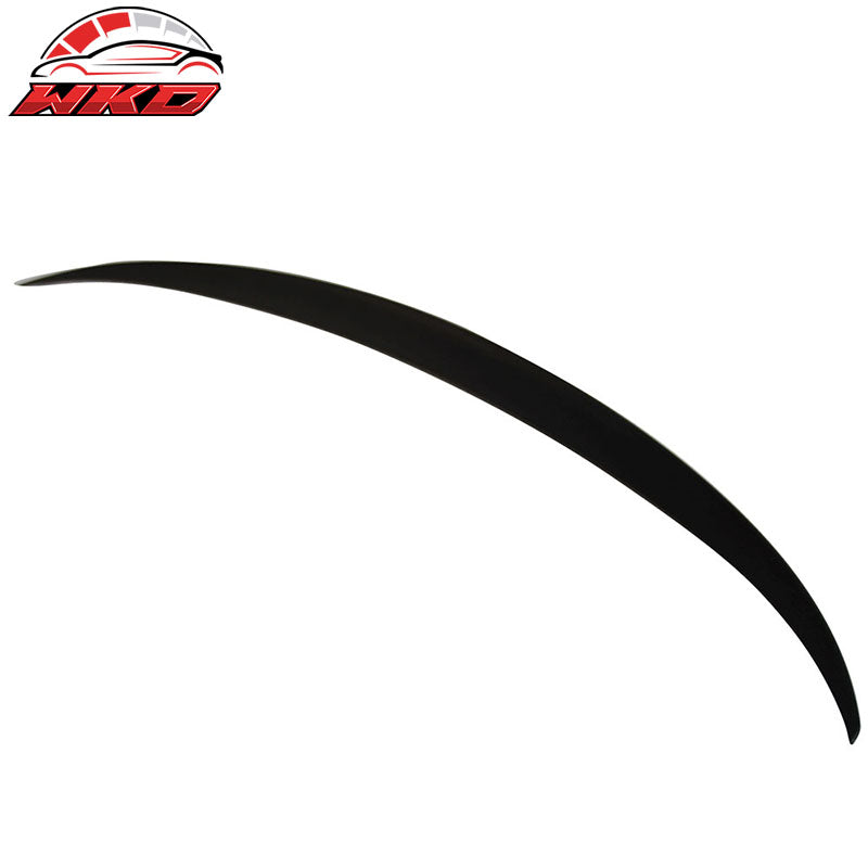 Fits 11-16 BMW F10 5-Series M5 Style Sedan Rear Trunk Spoiler Unpainted Black