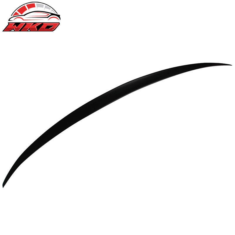 Fits 11-16 BMW F10 5-Series M5 Style Sedan Rear Trunk Spoiler Unpainted Black