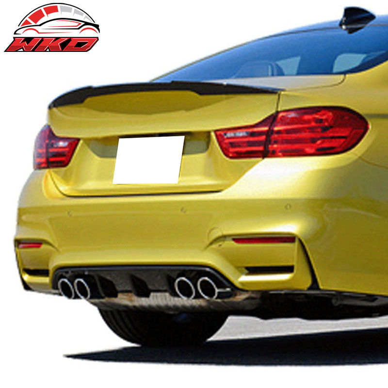 Fits 15-20 BMW F82 M4 Coupe Performance Style Rear Trunk Spoiler Wing Unpainted