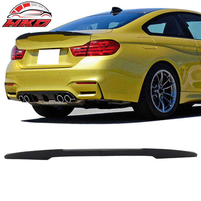 Fits 15-20 BMW F82 M4 Coupe Performance Style Rear Trunk Spoiler Wing Unpainted