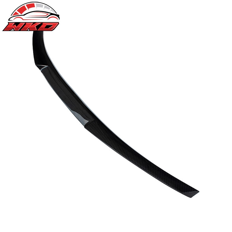 Fits 17-23 BMW 5-Series G30 F90 M5 M4 Style Rear Trunk Spoiler Wing Carbon Fiber