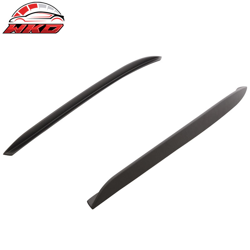 Fits 08-14 BMW E71 E72 X6 X6M Unpainted Rear Window Fin Trims Diffuser Spoiler
