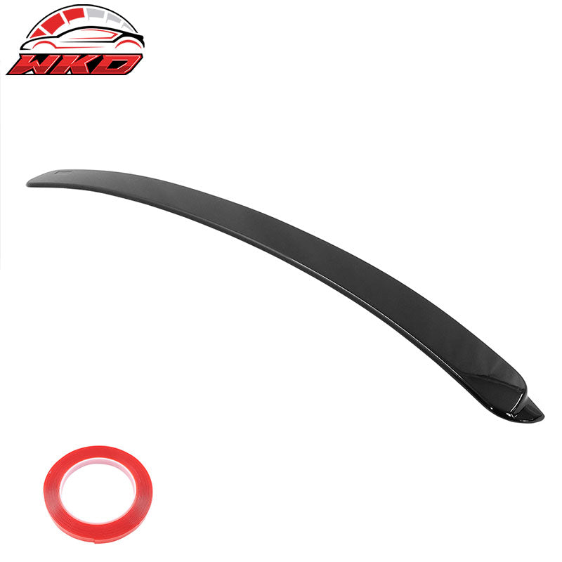 Painted Gloss Black Fits 99-05 BMW E46 3-Series Sedan AC Style Roof Spoiler