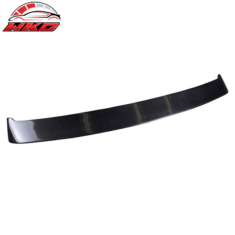 Fits 11-16 BMW F10 5-Series H Style Roof Spoiler - Matte Carbon Fiber