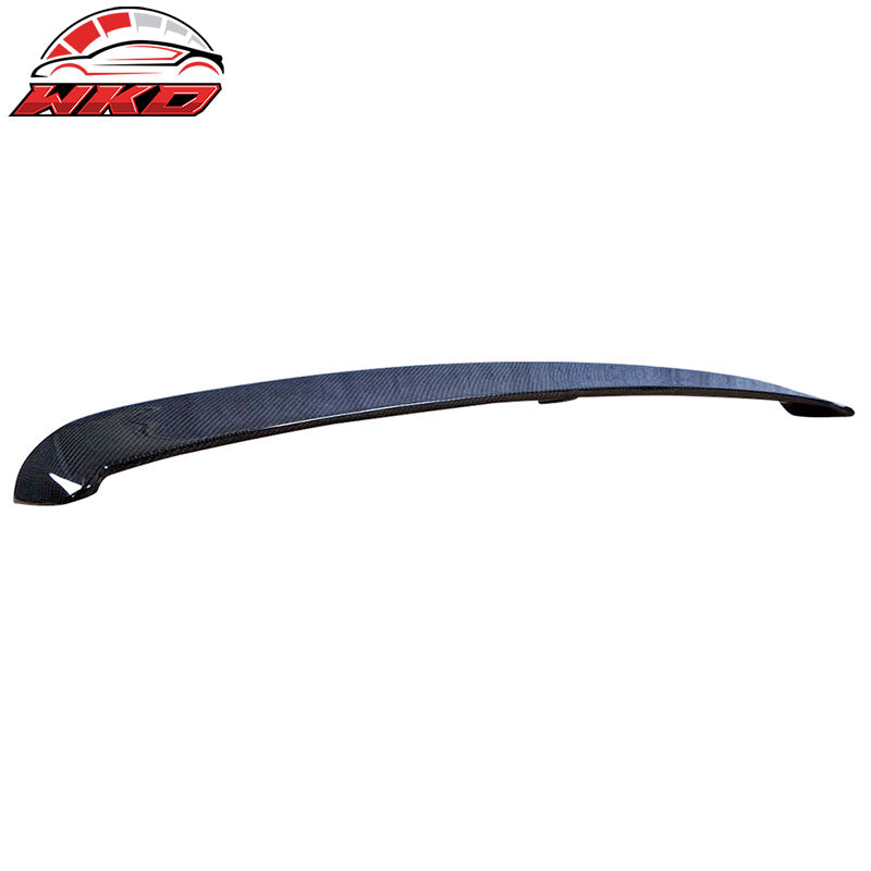Fits 11-16 BMW F10 5-Series H Style Roof Spoiler - Matte Carbon Fiber