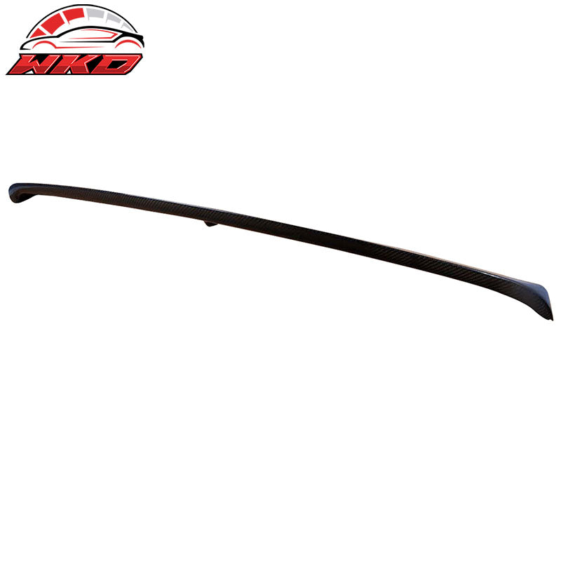 Fits 11-16 BMW F10 5-Series H Style Roof Spoiler - Matte Carbon Fiber
