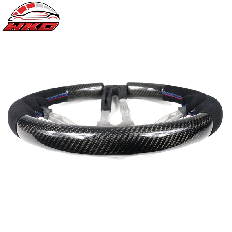 Fits 12-21 BMW F20 F22 F23 F30 F31 F32 F33 F80 M2 Steering Wheel Carbon Fiber CF