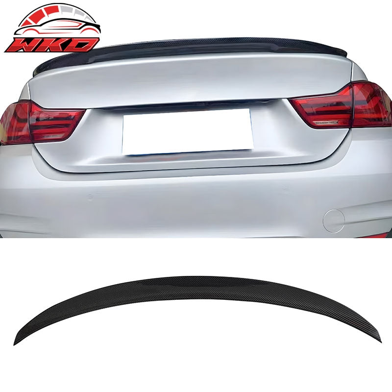 Fits 15-20 BMW F36 4 Series Gran Coupe V Style Trunk Spoiler Lip Carbon Fiber CF