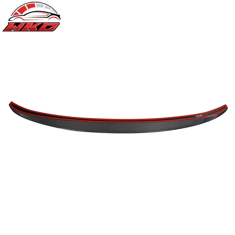 Fits 15-20 BMW F36 4 Series Gran Coupe V Style Trunk Spoiler Lip Carbon Fiber CF