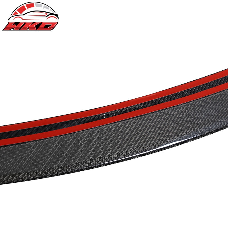 Fits 15-20 BMW F36 4 Series Gran Coupe V Style Trunk Spoiler Lip Carbon Fiber CF