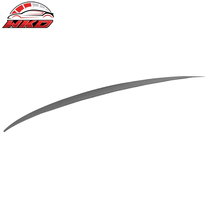 Fits 11-16 BMW F10 5-Series M5 Style Sedan Trunk Spoiler Wing Unpainted Black