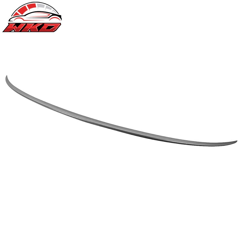Fits 11-16 BMW F10 5-Series M5 Style Sedan Trunk Spoiler Wing Unpainted Black