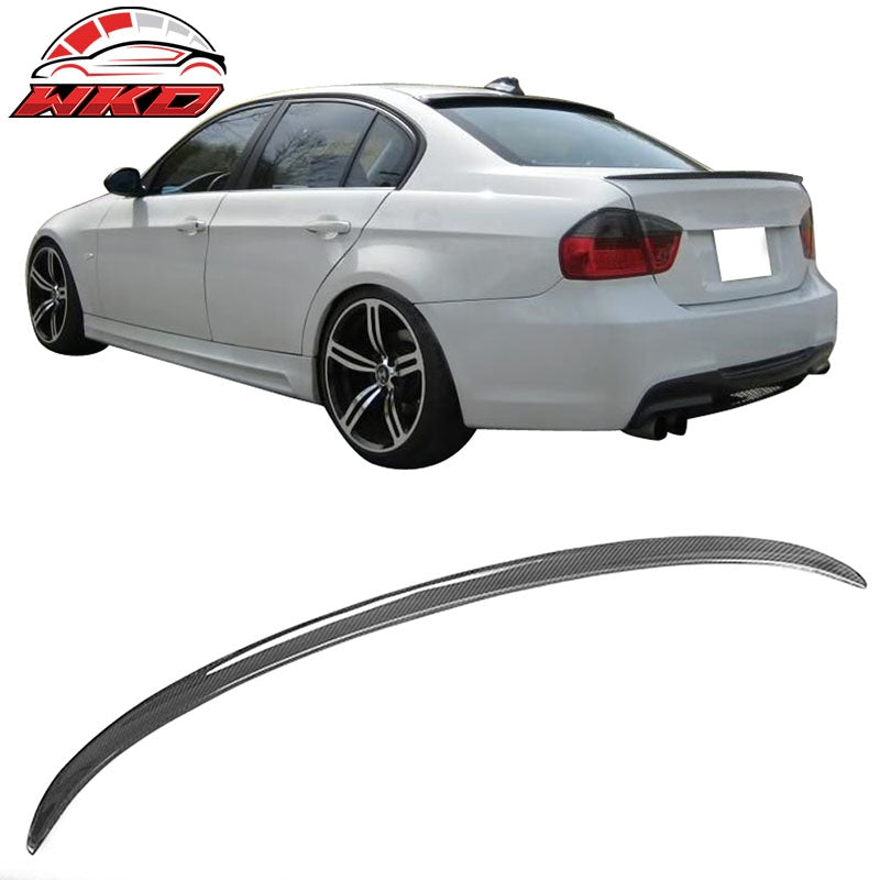 Fits 06-11 BMW E90 3-Series Trunk Spoiler M3 Style Rear Wing Carbon Fiber Lip