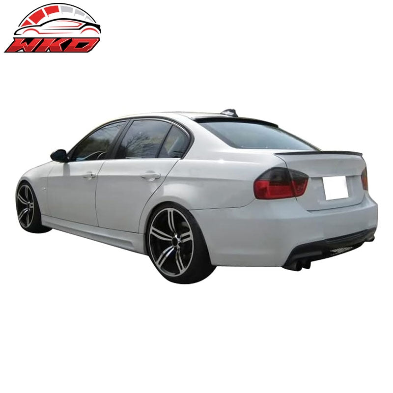 Fits 06-11 BMW E90 3-Series Trunk Spoiler M3 Style Rear Wing Carbon Fiber Lip