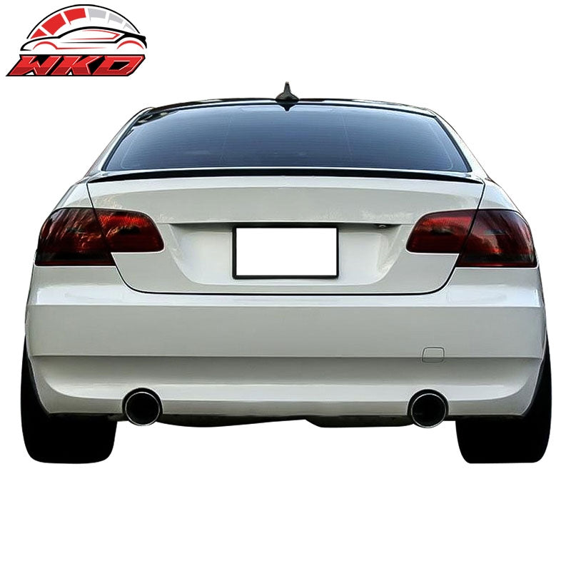 Fits 07-13 BMW E92 3-Series M3 Style Trunk Spoiler Matte Carbon Fiber Rear Wing
