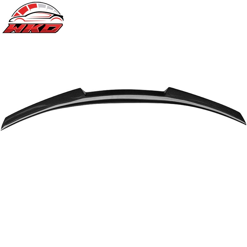 Fits 07-13 BMW E92 3-Series Trunk Spoiler M4 Style Real Carbon Fiber Rear Wing