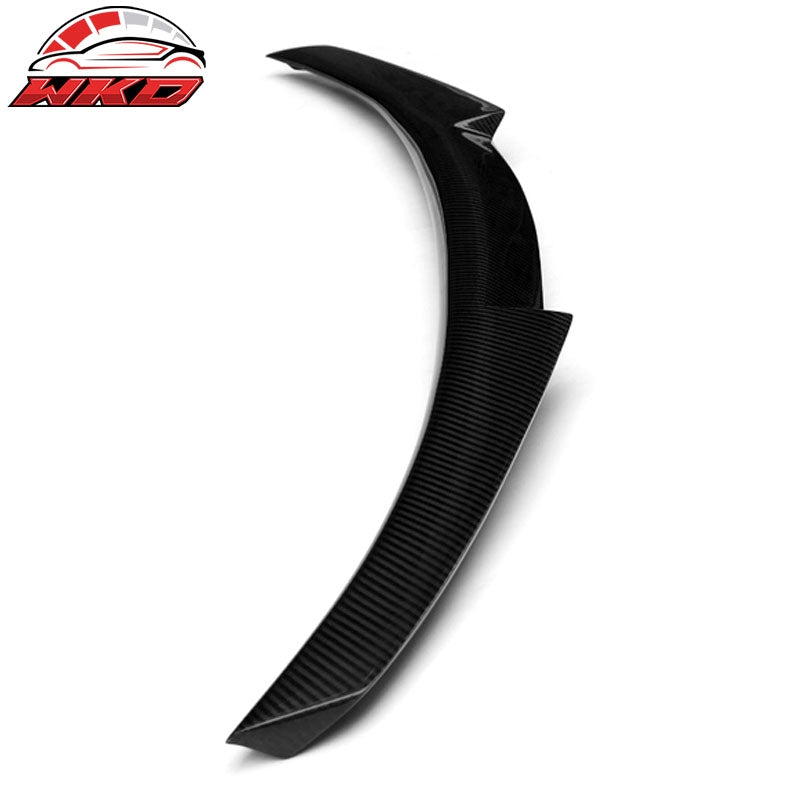 Fits 07-13 BMW E92 3-Series Trunk Spoiler M4 Style Real Carbon Fiber Rear Wing
