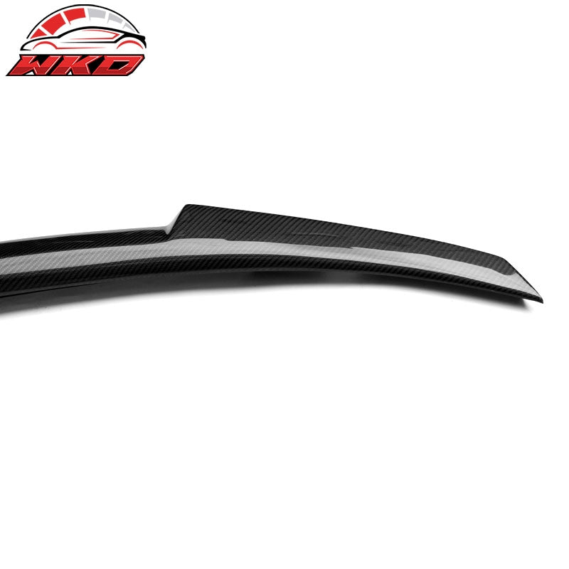 Fits 07-13 BMW E92 3-Series Trunk Spoiler M4 Style Real Carbon Fiber Rear Wing