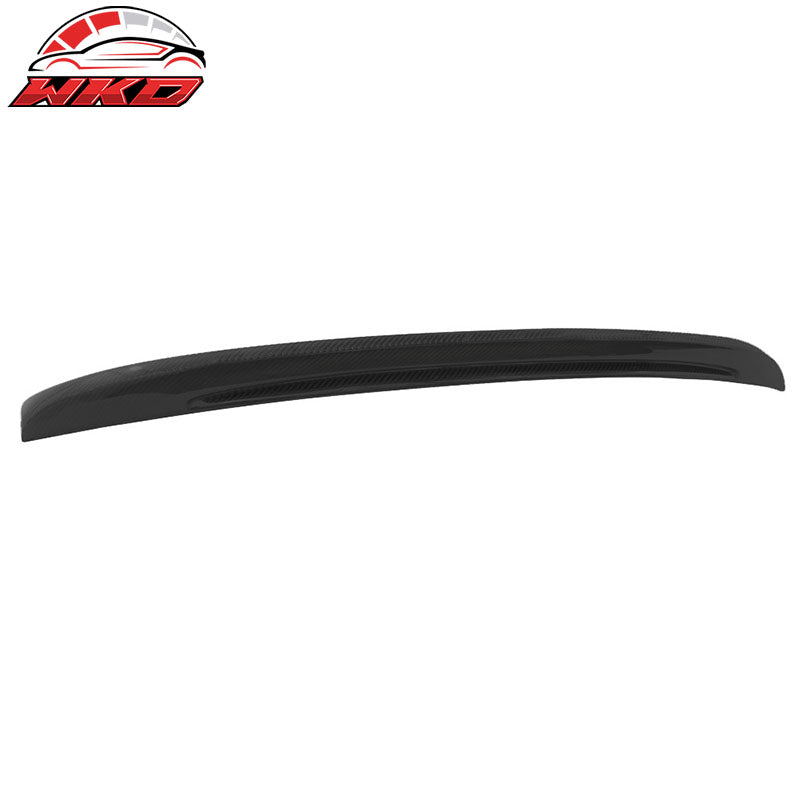Fits 06-11 BMW 3 Series E90 4DR Sedan M3 Style Trunk Spoiler Matte Carbon Fiber