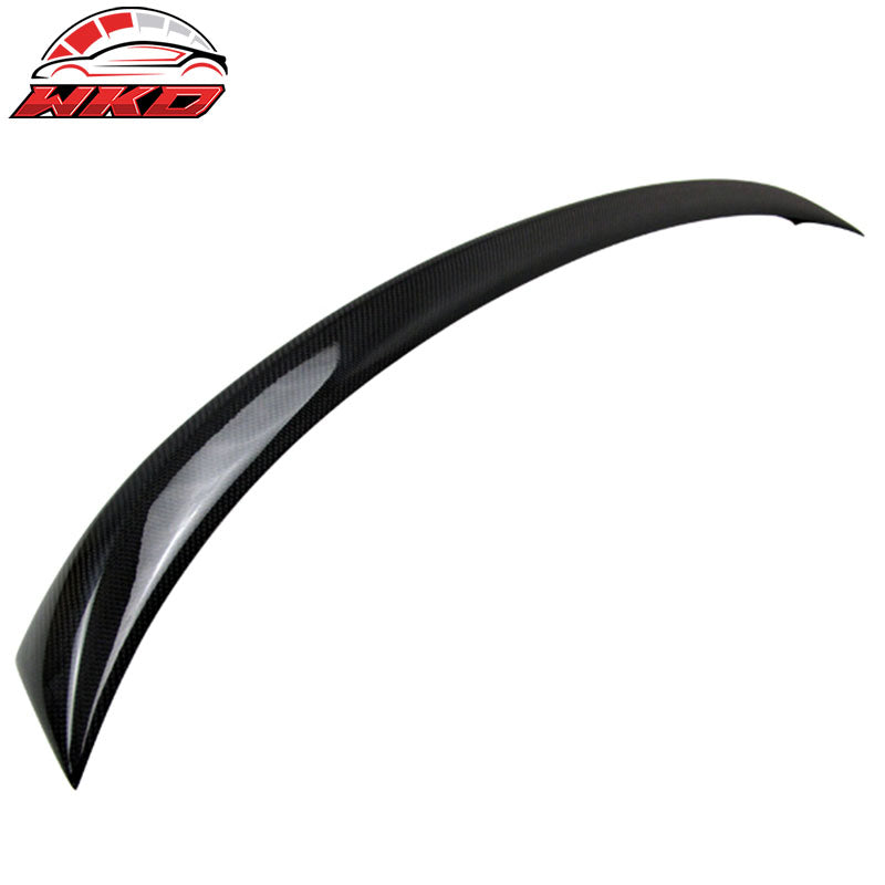 Fits 06-11 BMW E90 3-Series Sedan OE Style Trunk Spoiler Carbon Fiber W/Red Line