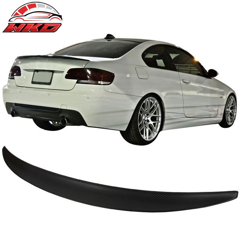Fits 07-13 BMW 3 Series E92 Performance Trunk Spoiler - Matte Carbon Fiber CF