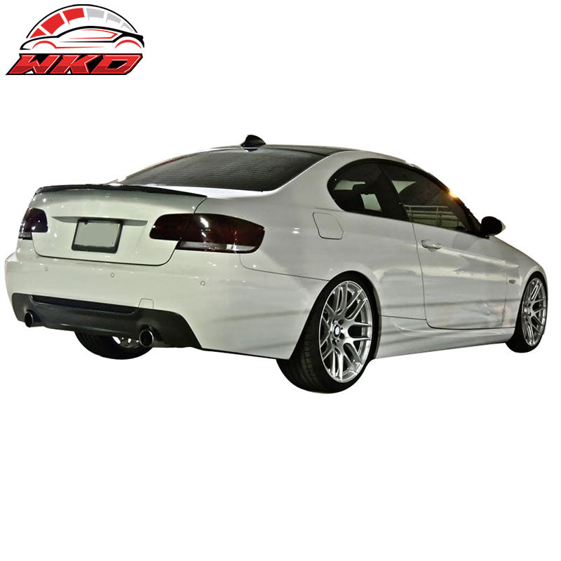 Fits 07-13 BMW 3 Series E92 Performance Trunk Spoiler - Matte Carbon Fiber CF