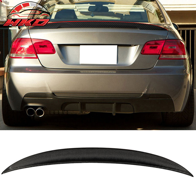 Fits 07-13 BMW 3 Series E92 M3 Performance Trunk Spoiler Carbon Fiber W/Red Line