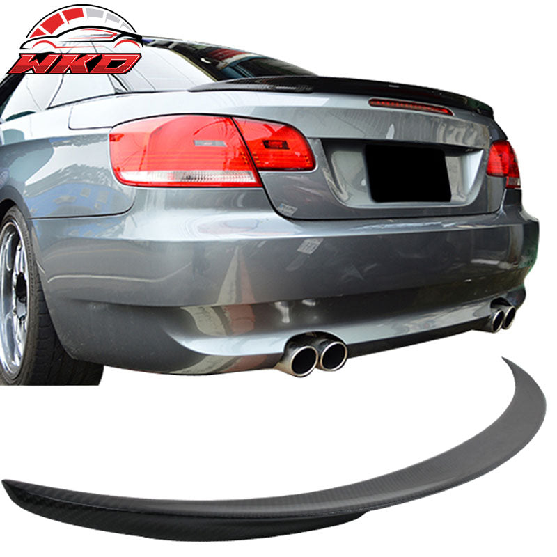 Fits 08-13 BMW E93 3-Series Convertible IKON Style Trunk Spoiler Carbon Fiber CF