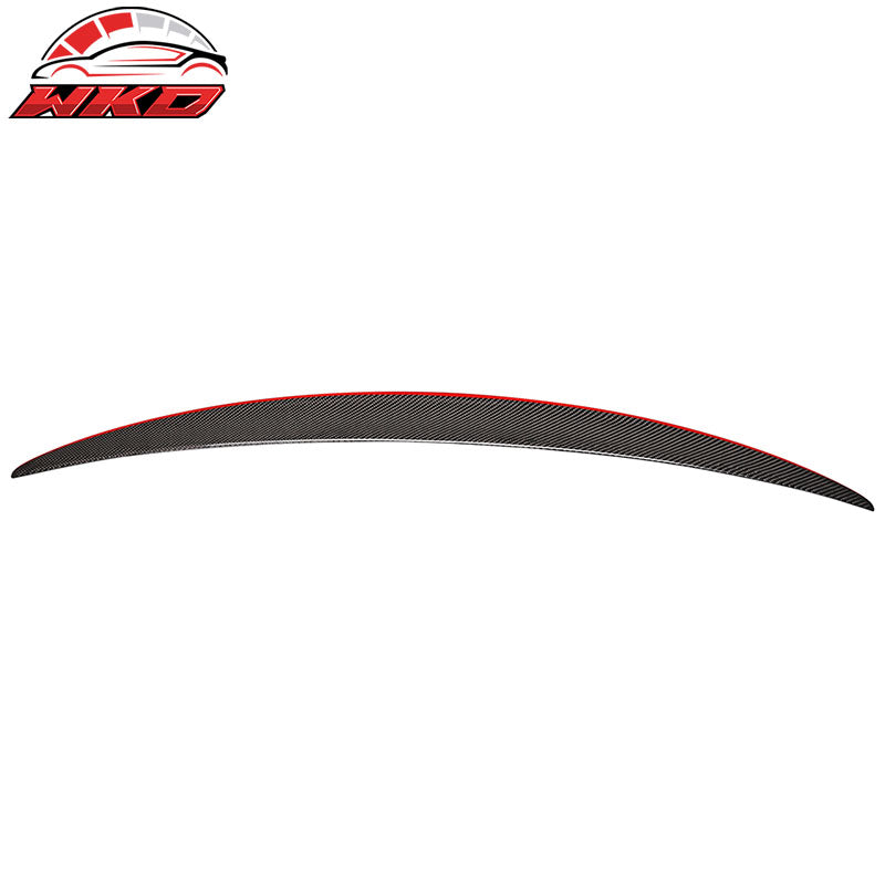 Fits 07-13 BMW E93 Performance Style Trunk Spoiler Matte Carbon Fiber W/Red Line