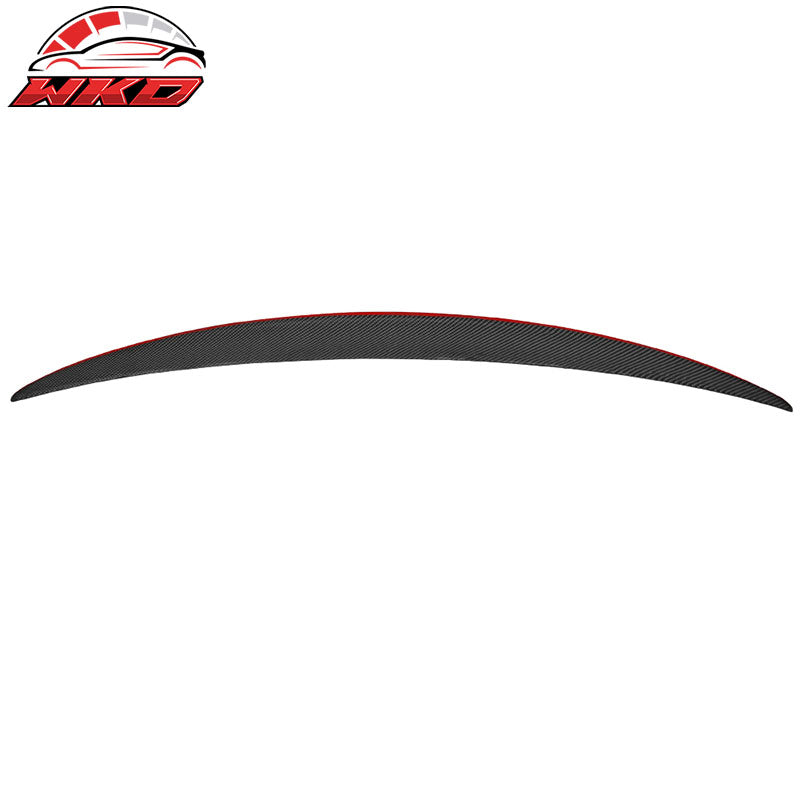 Fits 07-13 BMW E93 Performance Style Trunk Spoiler Matte Carbon Fiber W/Red Line