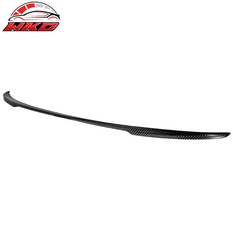 Fits 11-16 BMW 5-Series F10 Sedan Performance Trunk Spoiler Matte Carbon Fiber