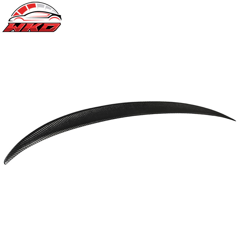 Fits 11-16 BMW 5-Series F10 Sedan Performance Trunk Spoiler Matte Carbon Fiber