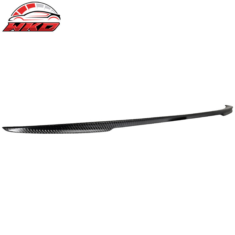 Fits 11-16 BMW 5-Series F10 Sedan Performance Trunk Spoiler Matte Carbon Fiber