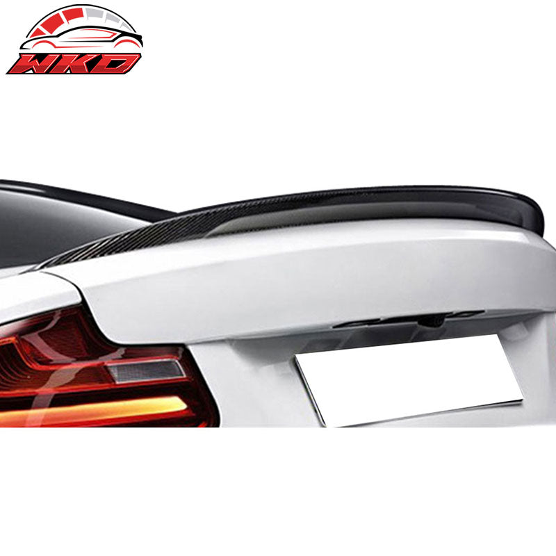 Fit 14-21 BMW F22 2 Series Coupe Performance Style Trunk Spoiler Carbon Fiber CF