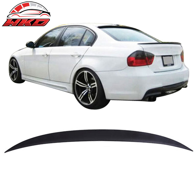 Fits 06-11 BMW E90 3-Series Sedan Performance2 Style Trunk Spoiler ABS Unpainted