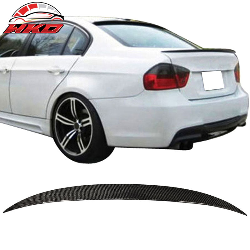 Fits 06-11 BMW E90 3-Series Performance2 Style Trunk Spoiler Matte Carbon Fiber