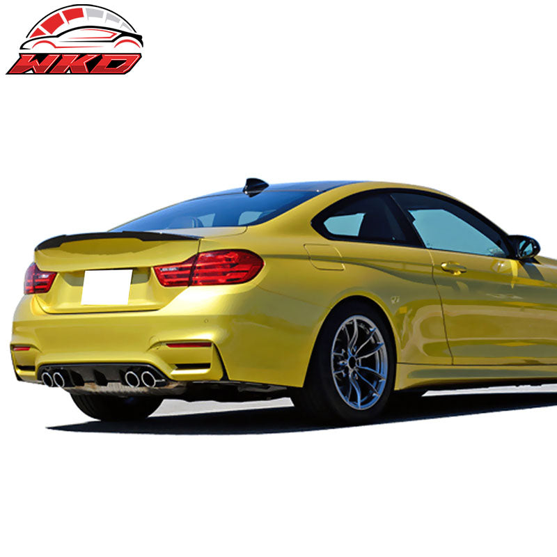 Fits 15-20 BMW F82 M4 Coupe 2Dr Performance Style Trunk Spoiler -Carbon Fiber CF